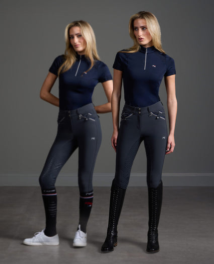 Premier Equine Coco Nova Ladies Gel Full Seat Riding Breeches (white, navy or grey)