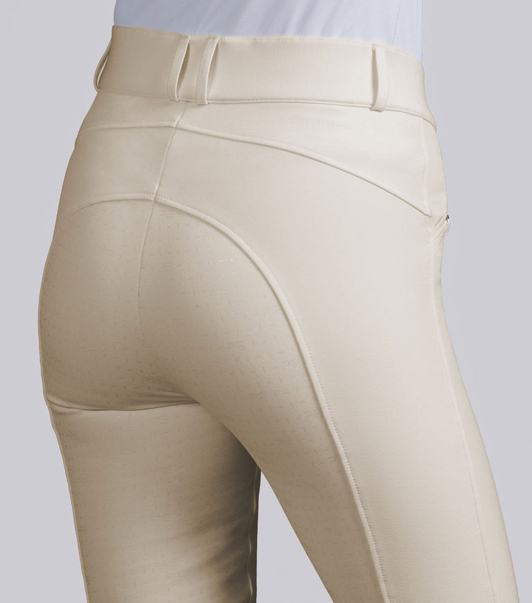 Premier Equine Filetto Women's Gel Full Seat Riding Breeches - Vanilla (Standard Rise)