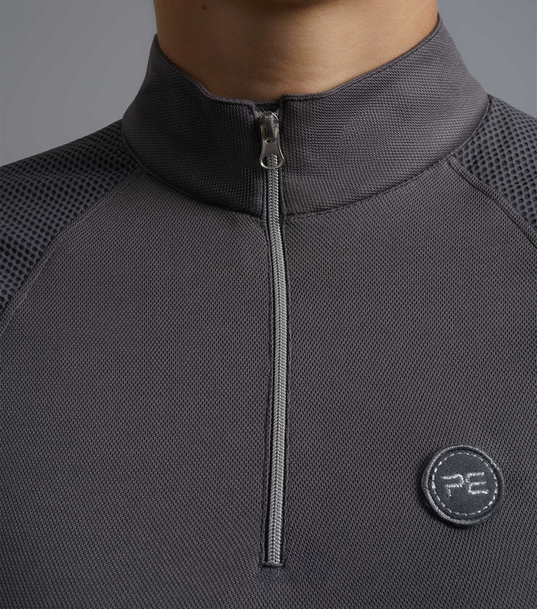 Premier Equine Derina Ladies Technical Sleeveless Riding Top (grey or navy)