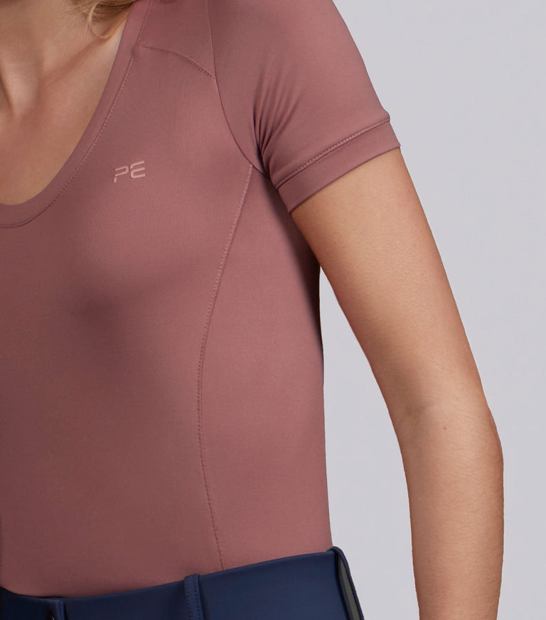 Premier Equine Prospero T-Shirt - Rosewood