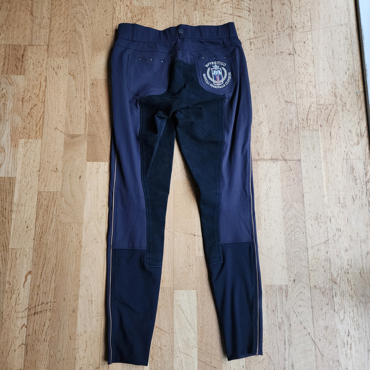 B Vertigo navy breeches, ladies size UK 12, pre-loved