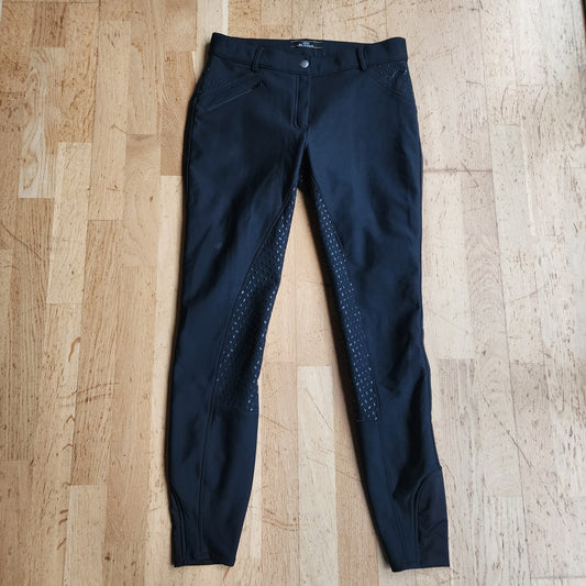 HV Polo black breeches, ladies size UK 10, pre-loved