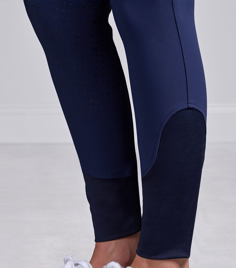 Premier Equine Sassari Womens Gel Full Seat Riding Breeches - Navy (High Rise)