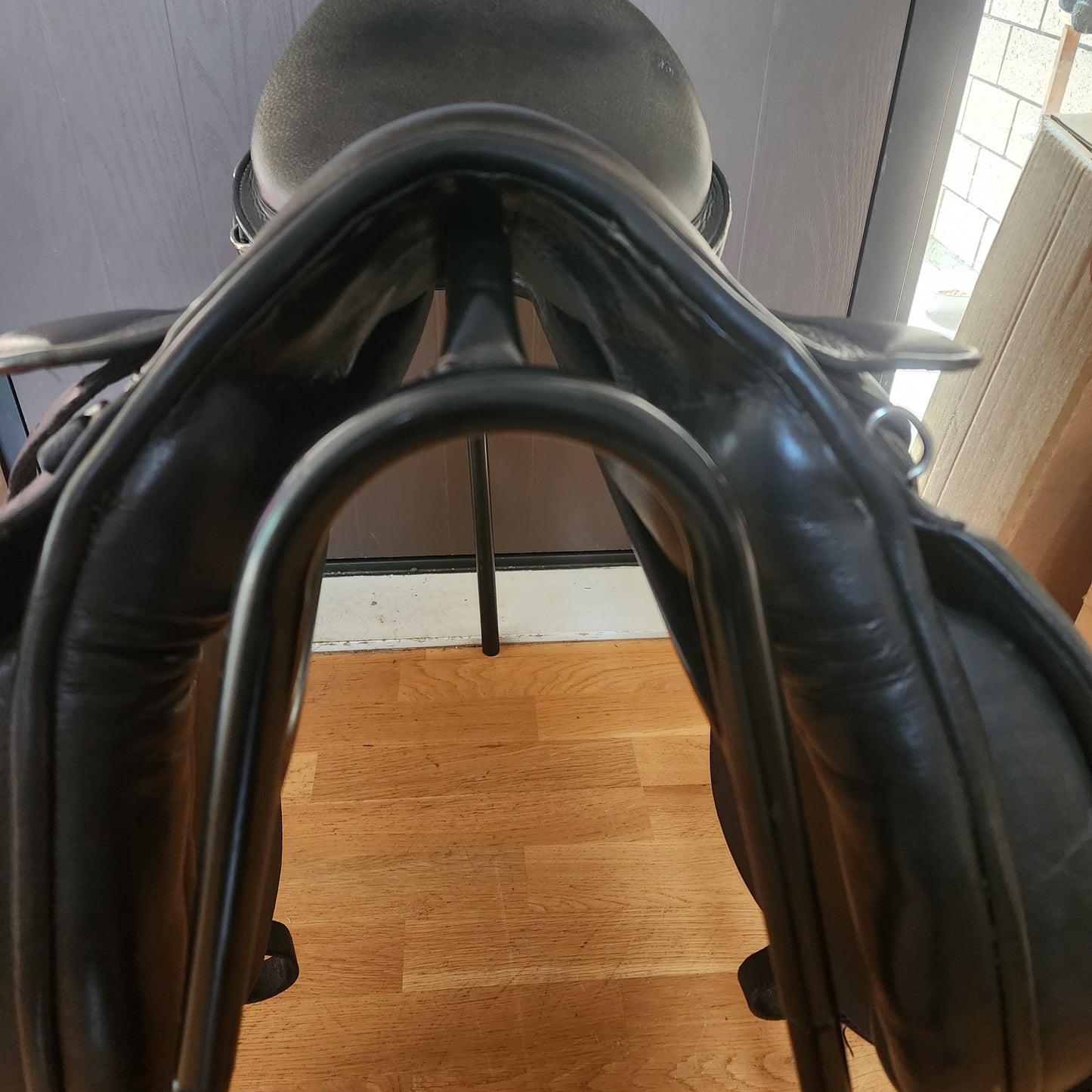 Trainers Cross Country GP black leather saddle 17.5", wide