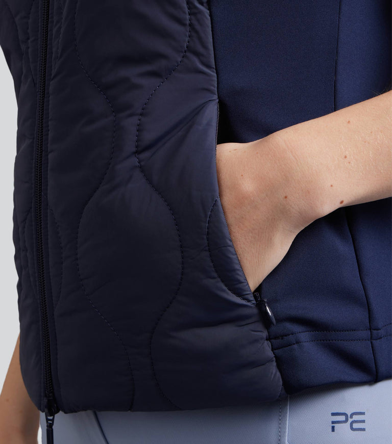 Premier Equine Campani Womens Quilted Riding Vest / Gilet
