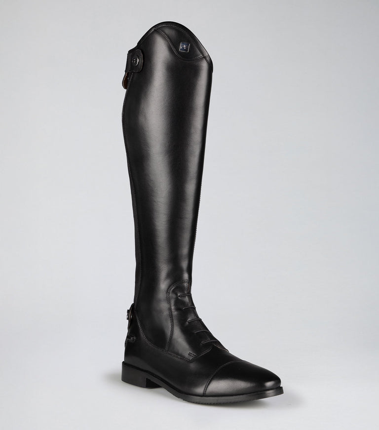 Premier Equine Vedetta Long Leather Riding Boots  - Black