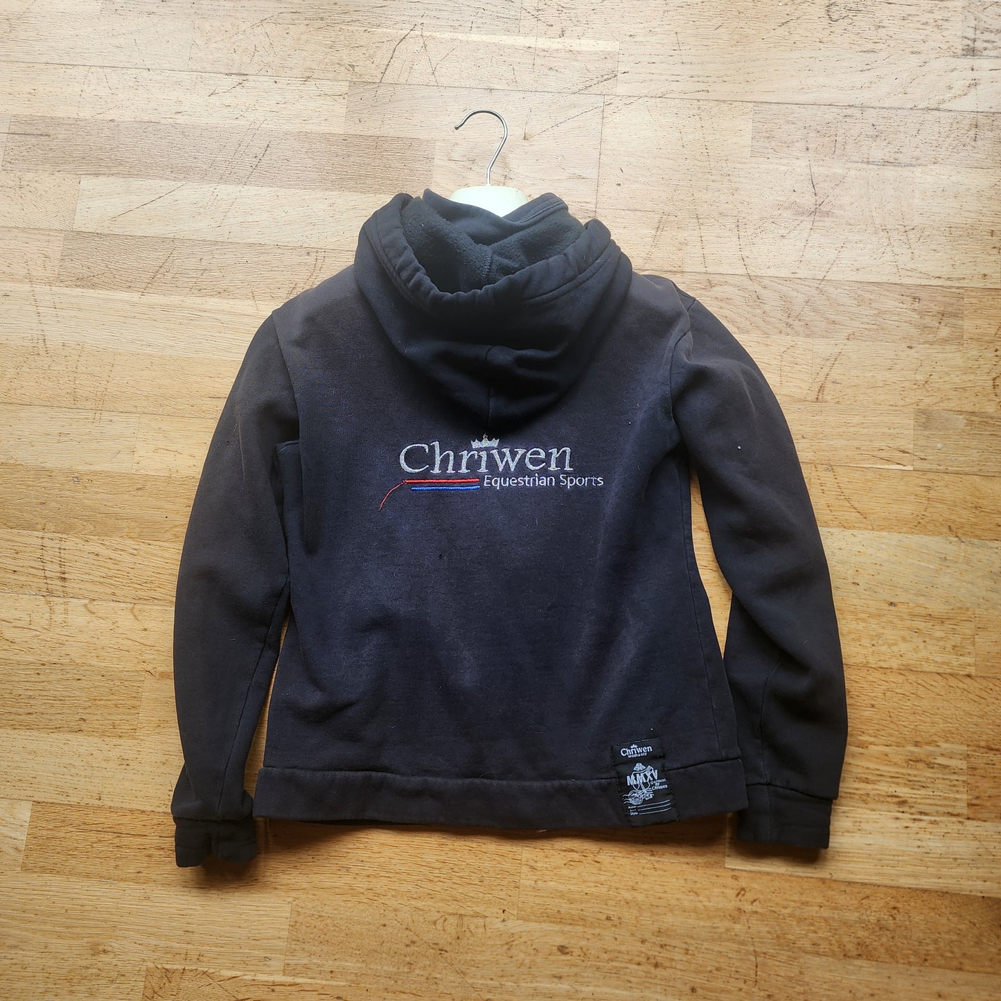 Chriwen black hoodie, ladies size S, pre-loved