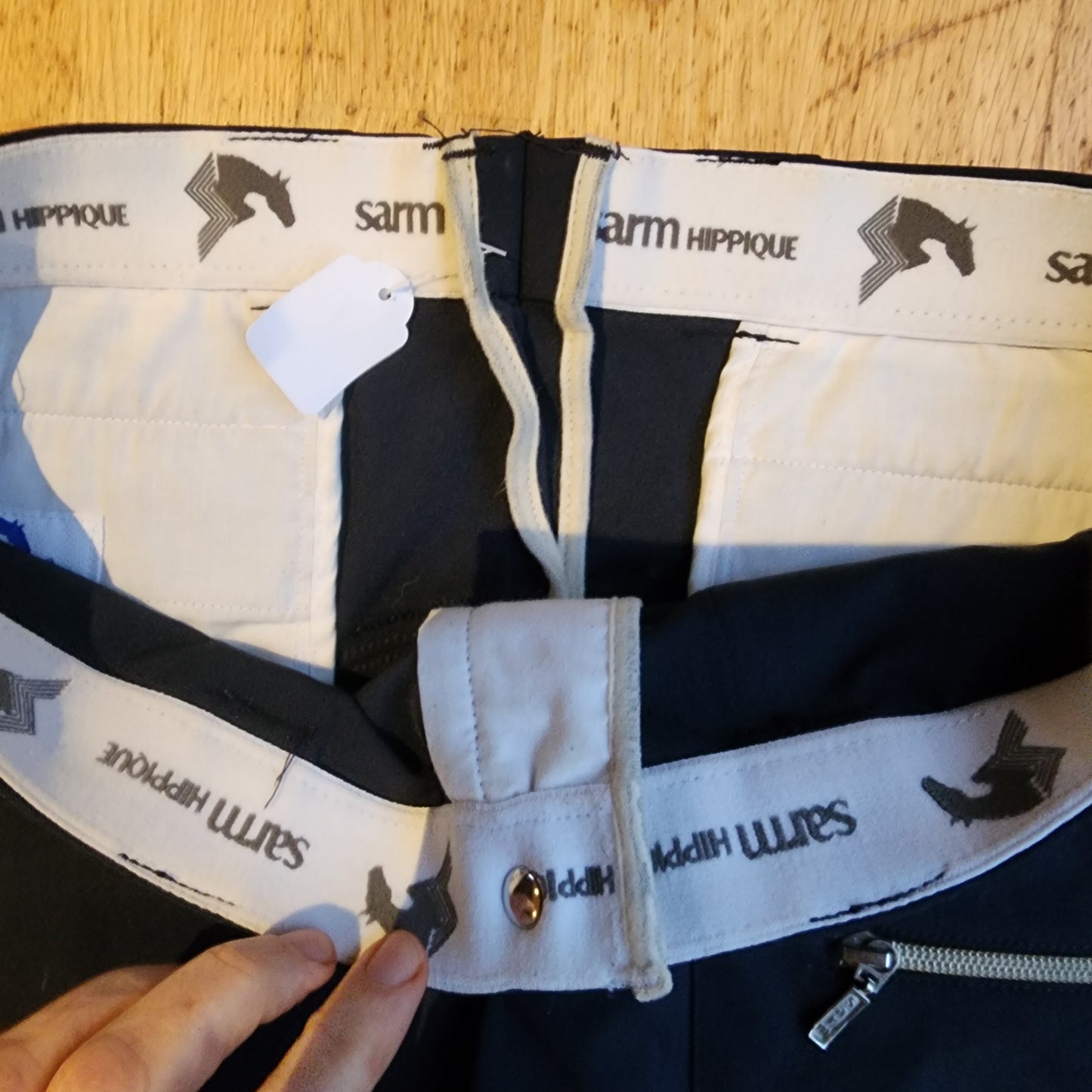 Sarm Hippique mens navy breeches size UK 32. Pre loved