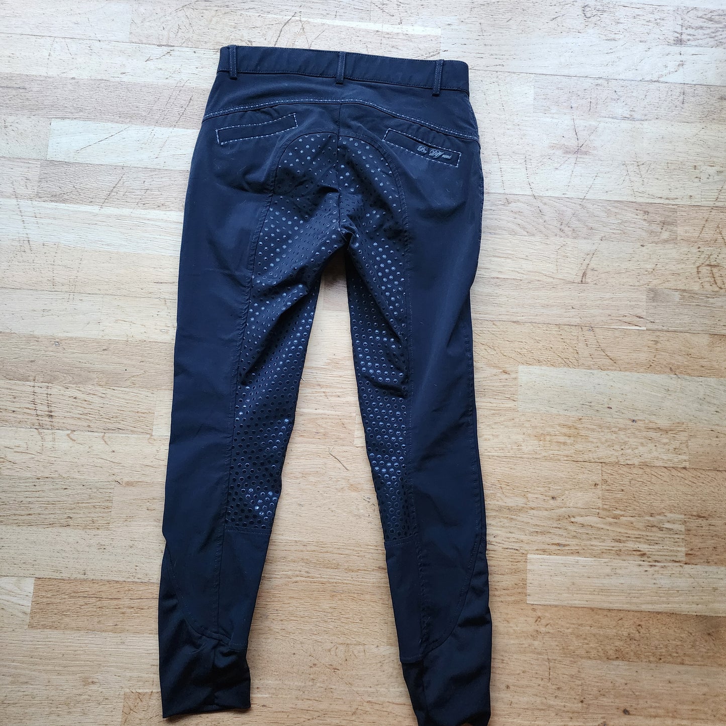 Eurostar black full seat breeches, ladies 10, pre-loved