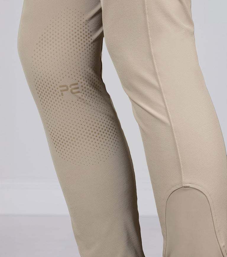 Premier Equine Ludis Men's Gel Knee Riding Breeches - white