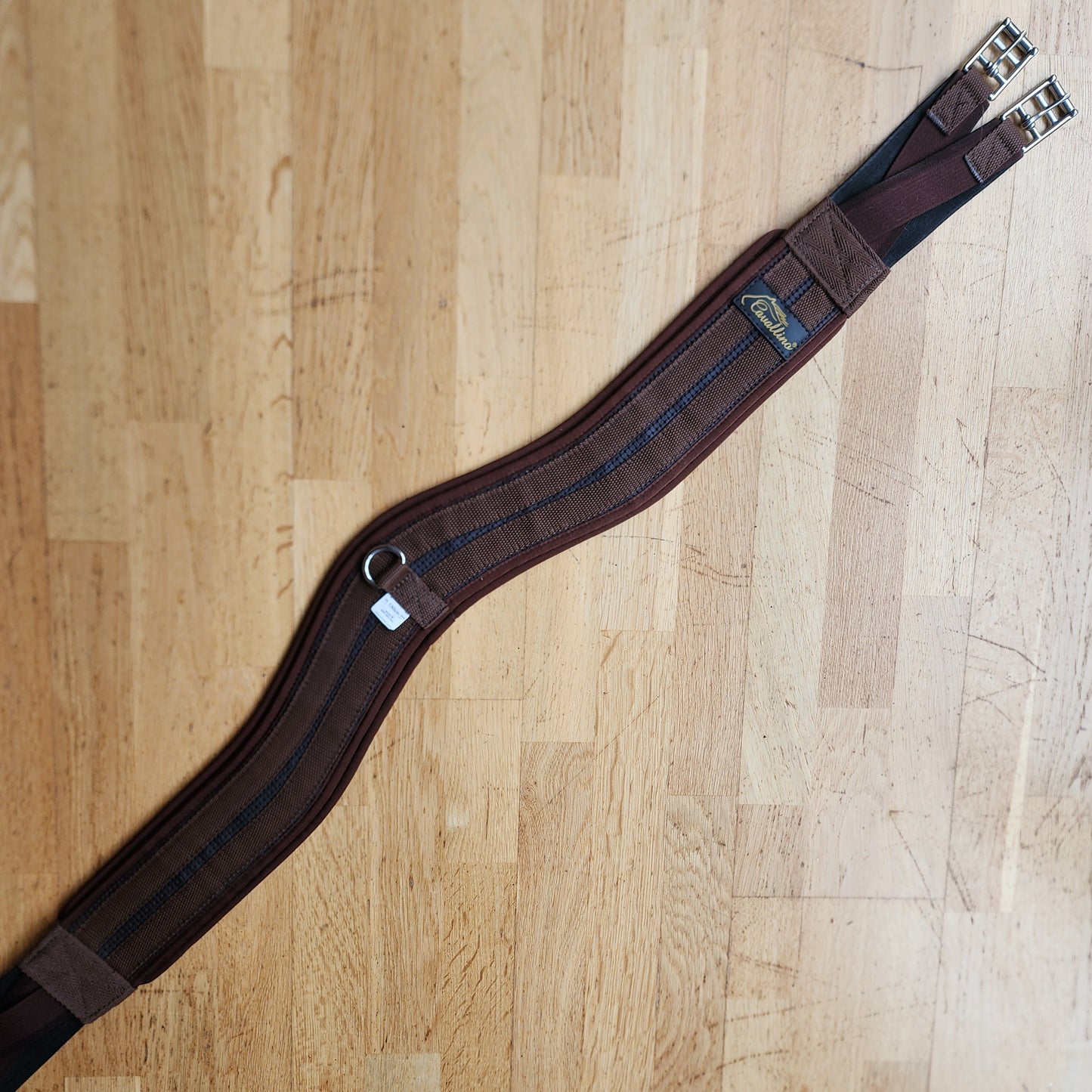 Cavallino AirTech shoulder relief girth, 130cm, brown. Brand new!