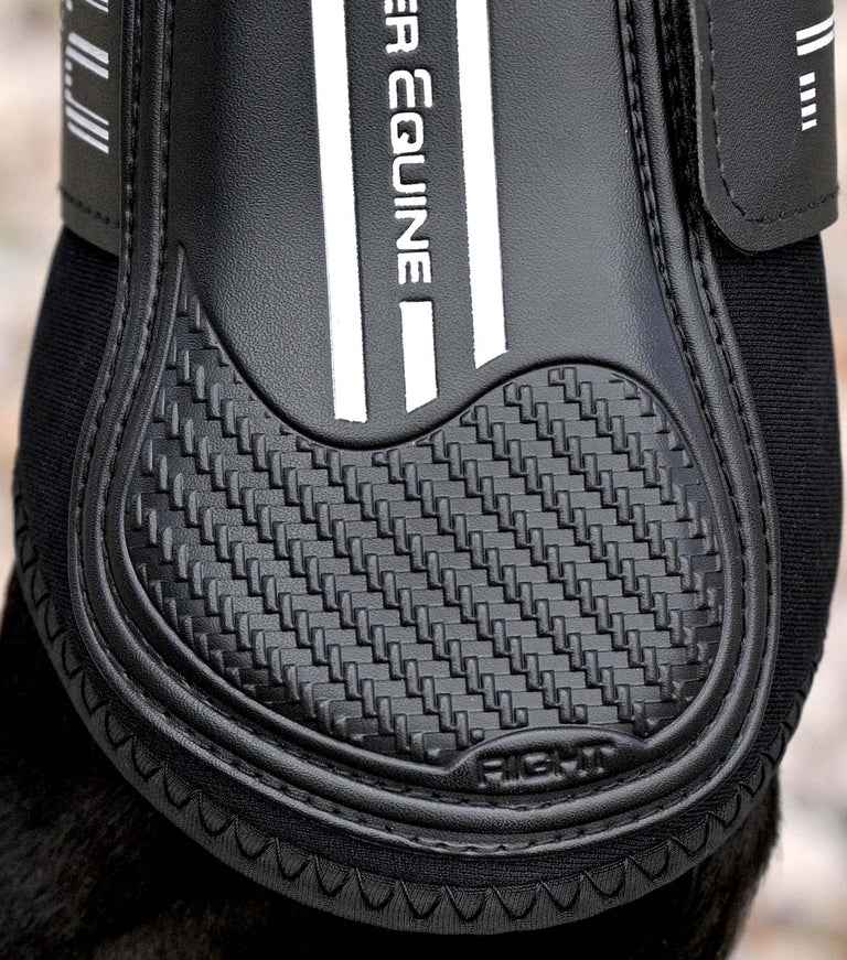 Premier Equine Air Velox Single Locking Brushing Boots  - Black