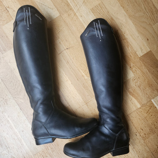 Sergio Grasso long leather riding boots. Size 40