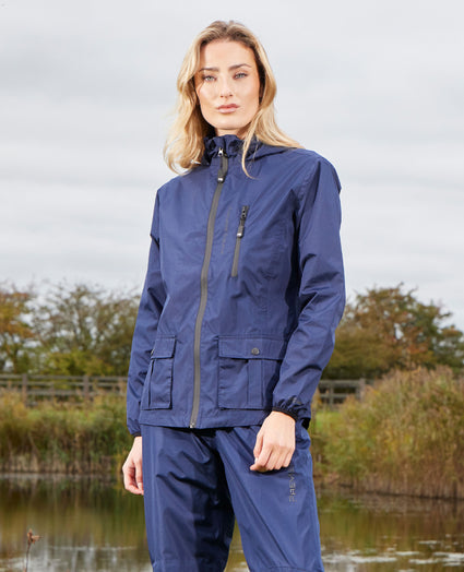 Premier Equine Petra Duo waterproof jacket - navy