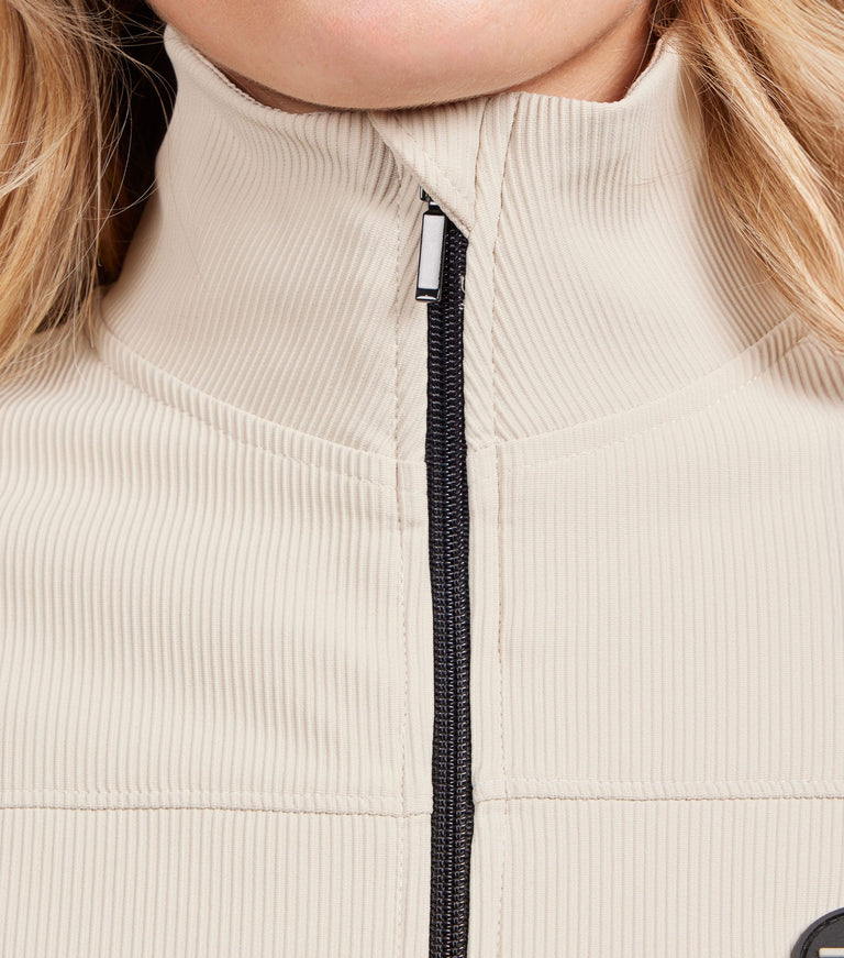 Premier Equine Felicio Womens Flexi Rib Jacket - Silver Grey
