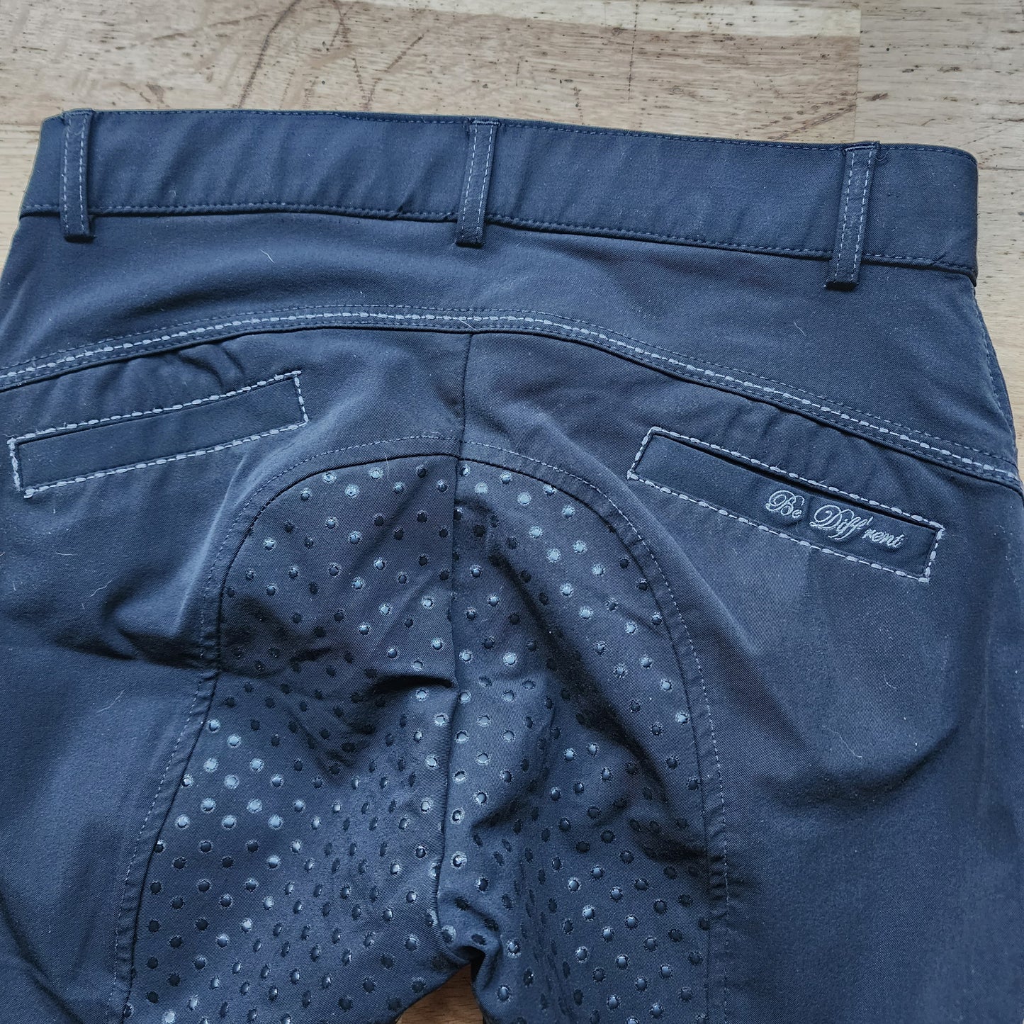 Eurostar black full seat breeches, ladies 10, pre-loved