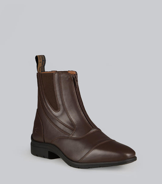 Premier Equine Mirano Leather Paddock Boots Brown