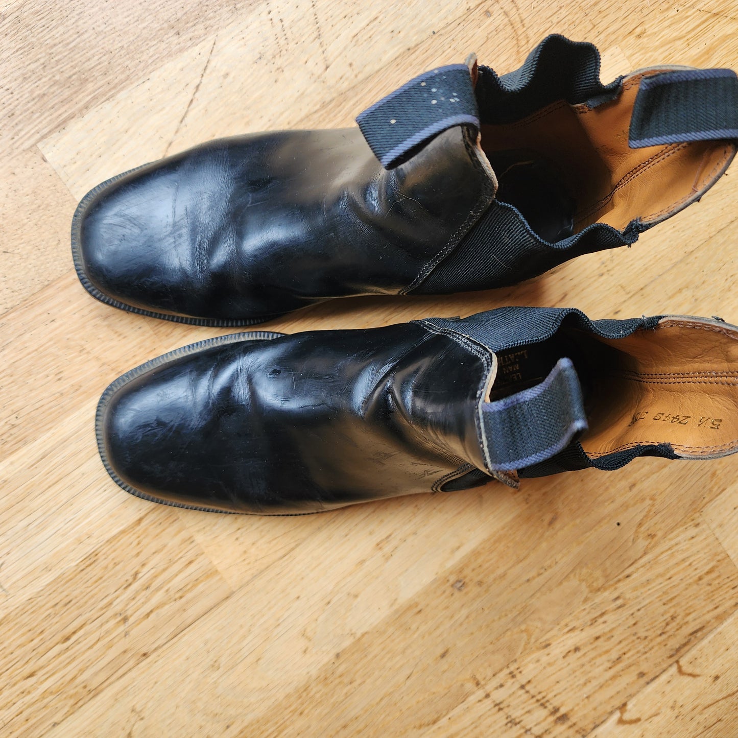 Loveson black leather short riding boots, UK5.5 (EU 38.5). Pre loved