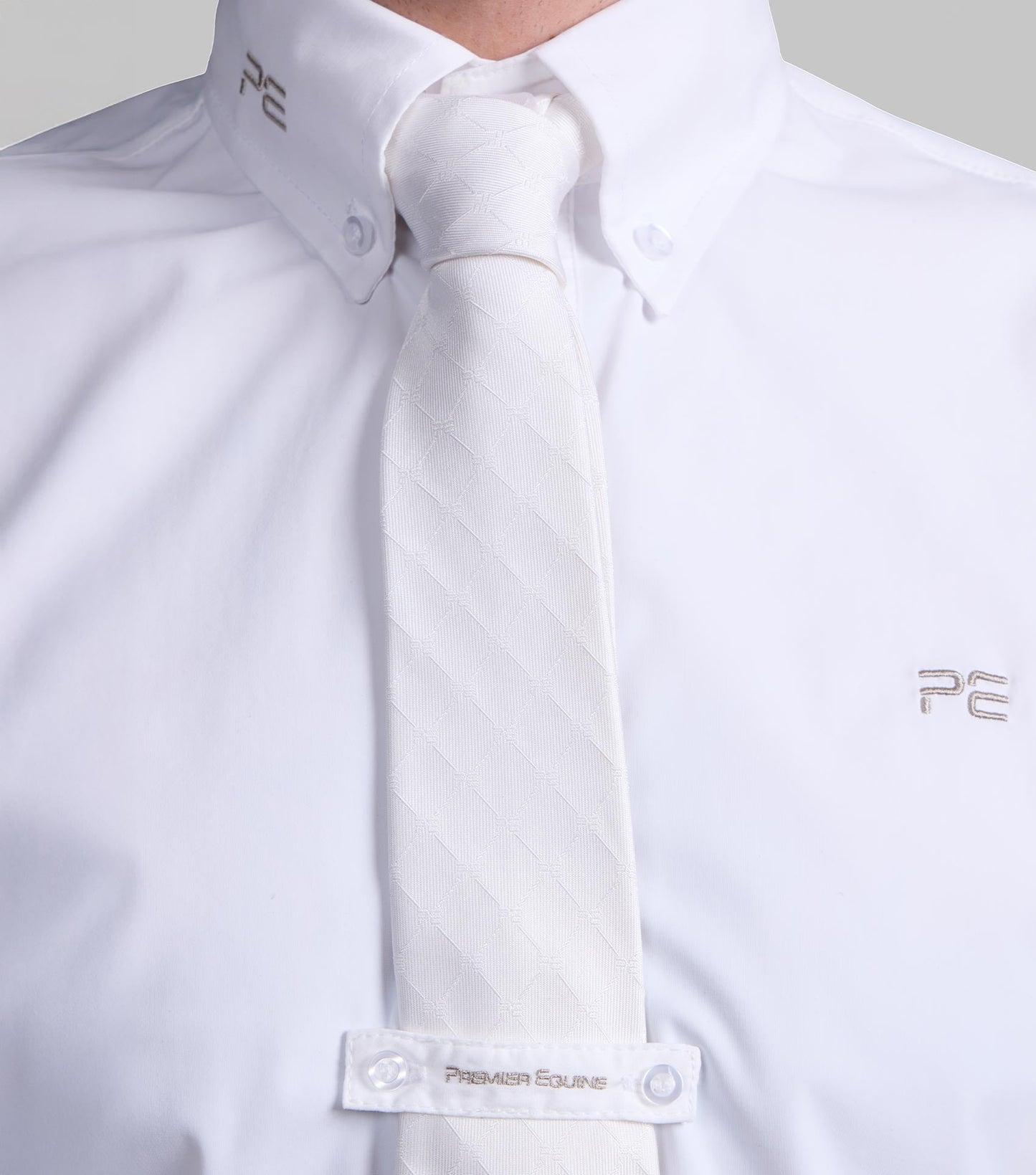Description:Rubato Short Sleeve Men's Shirt_Colour:White_Position:4