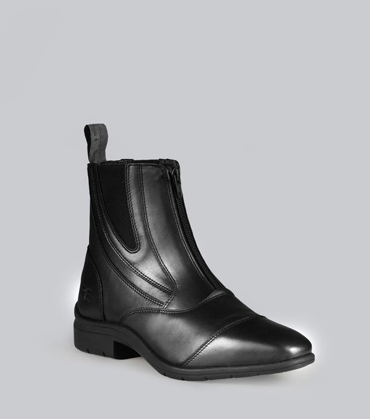 Description:taro waterproof leather paddock boot_Colour:Black_Position:1