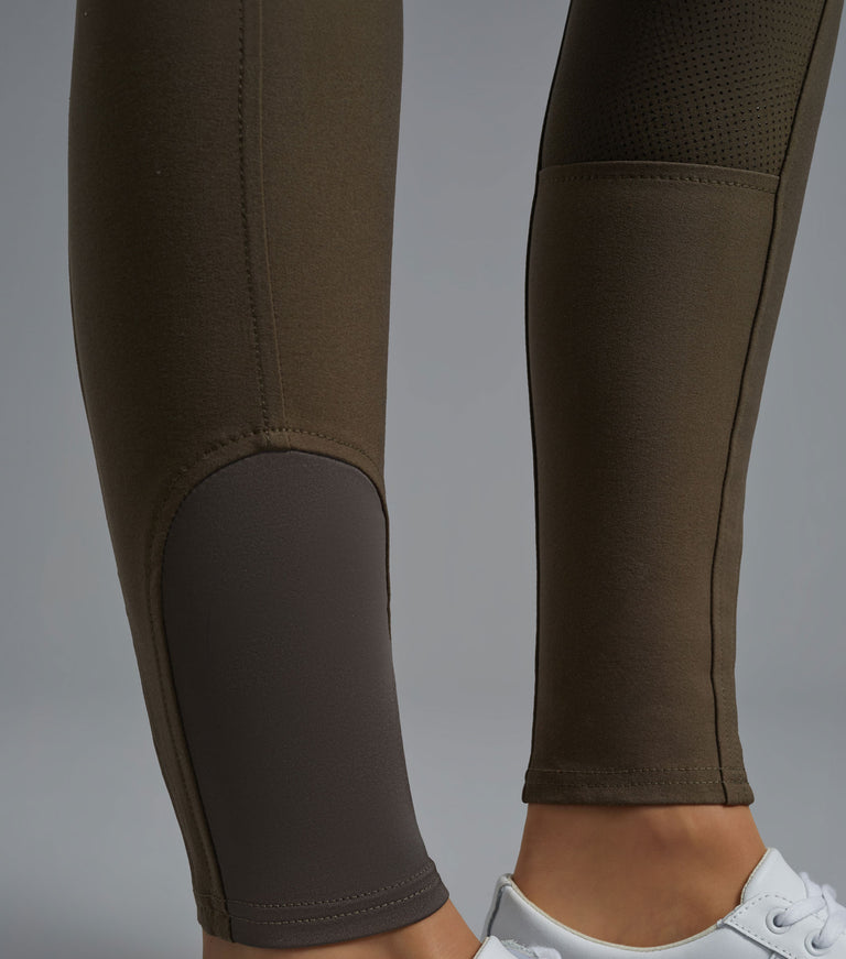 Premier Equine Virtue Ladies Full Seat Gel Riding Breeches (High Waisted) - black, navy, grey, olive, walnut