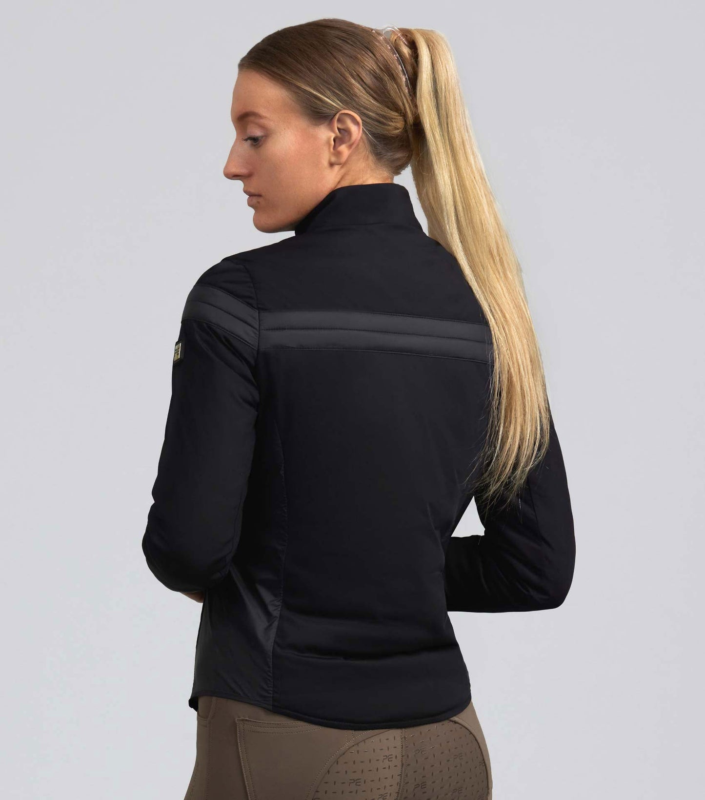 Description:Vivace Lightweight Training Jacket_Colour:Jet Black_Position:3