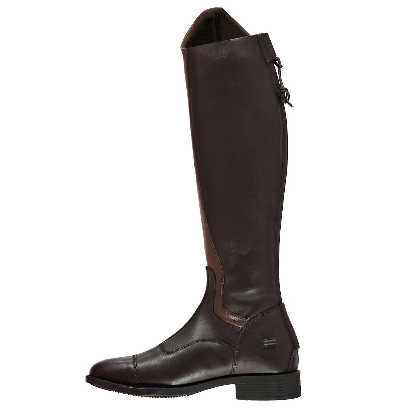 Brogini Como Long Laced Leather Riding Boots (Brown)