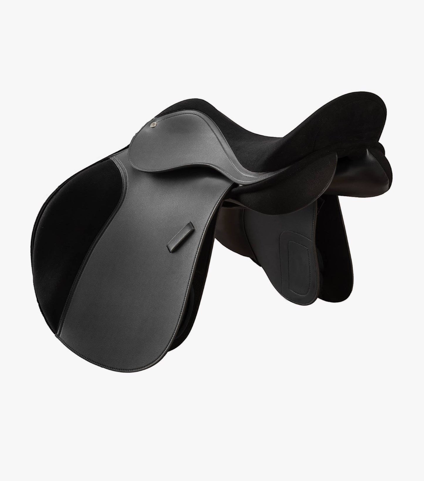 Premier Equine Synthetic Suede GP Saddle (Black)