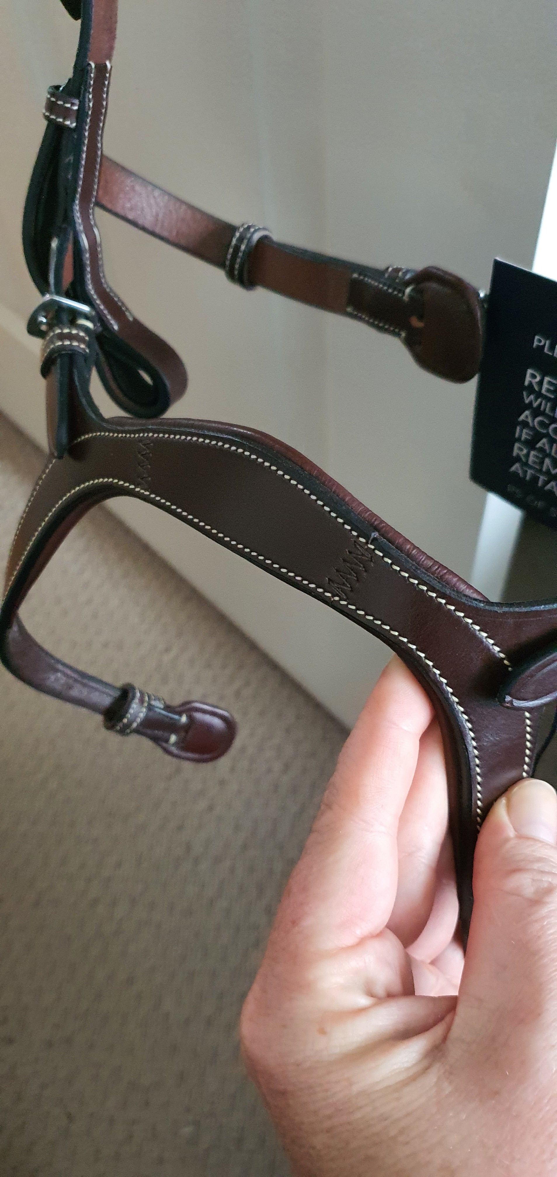 PS of Sweden brown Nirak bridle full size (size 2) Brand new! - Robyn's Tack Room 