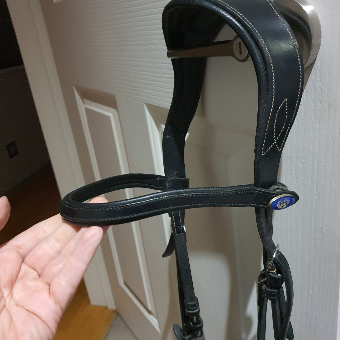 PS of Sweden black Pioneer bridle, size 4 (X full size). Brand new