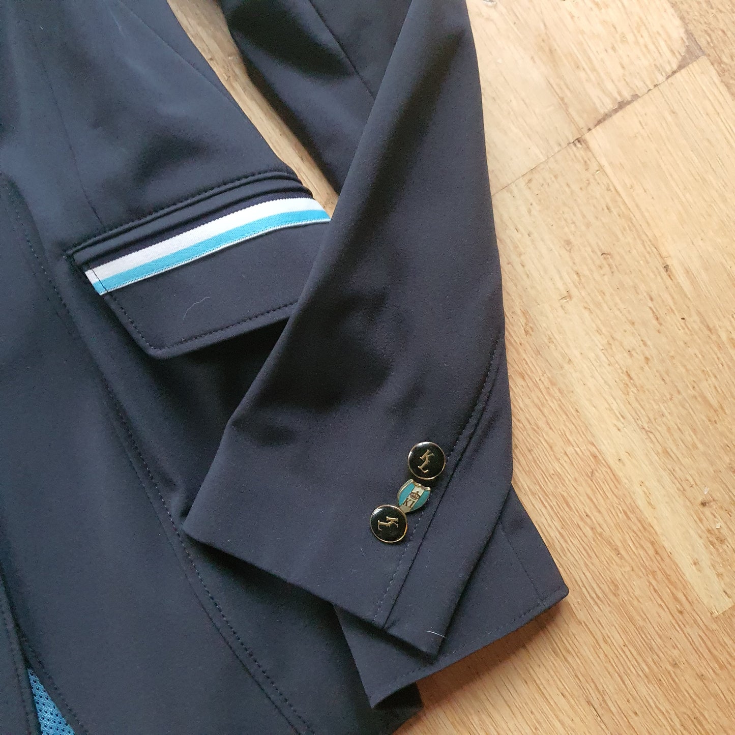 Kingsland navy show jacket, ladies size 10