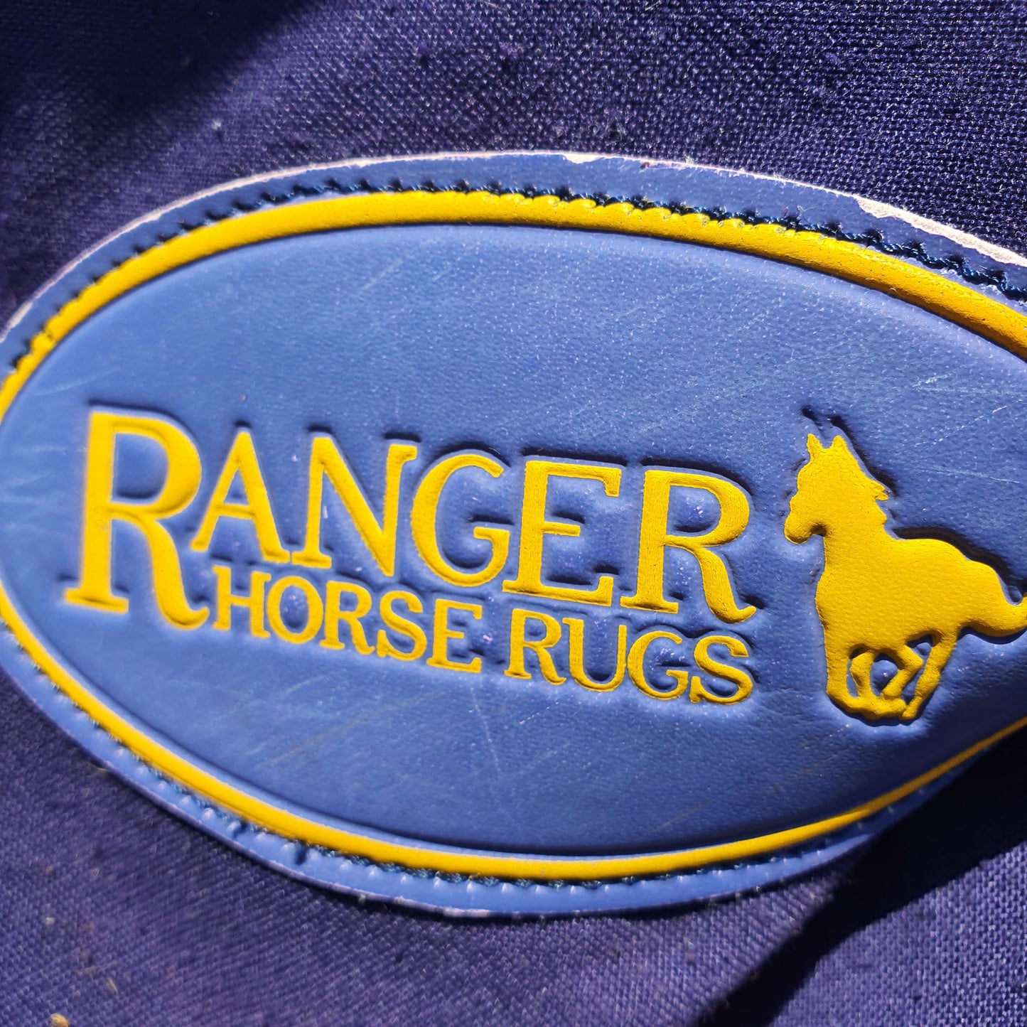 Ranger navy cotton rug NZ 3'6. Pre loved