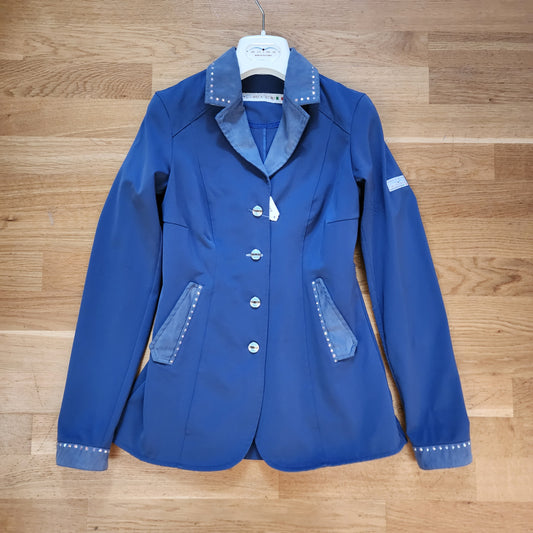 Animo blue show jacket, ladies size 6 (girls age 12)