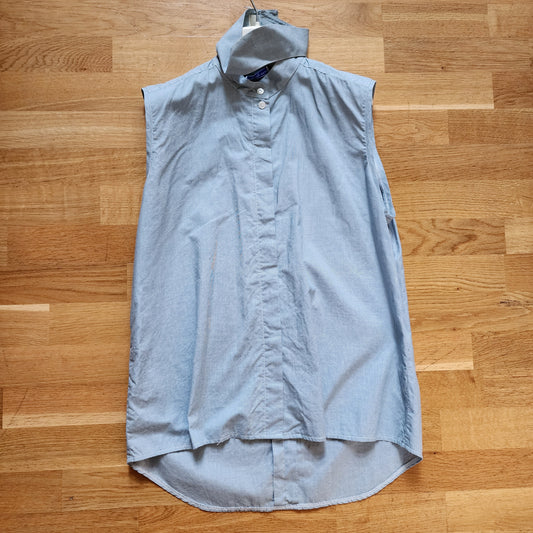 Nash Hamilton blue cotton show shirt ladies 16