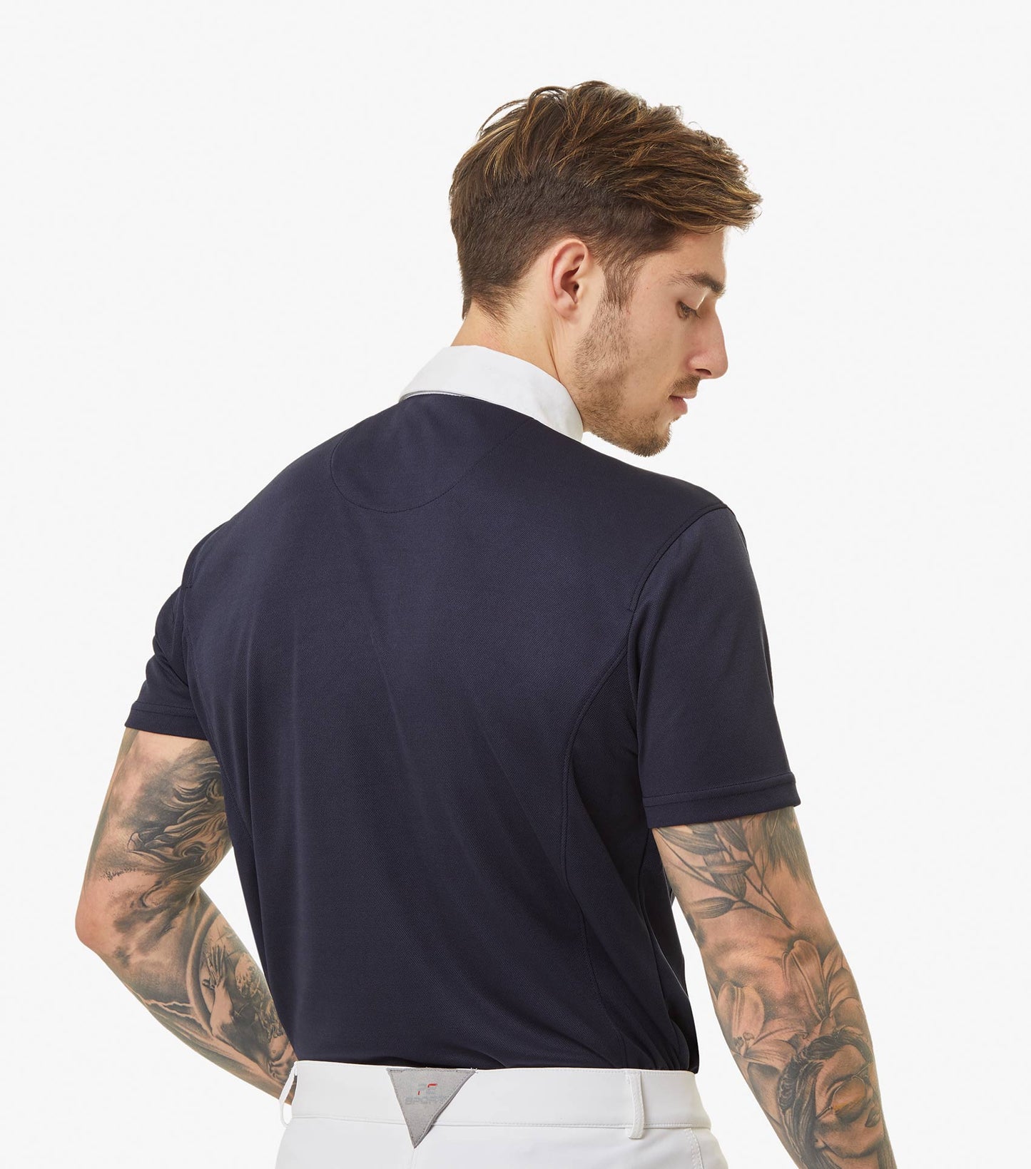 Premier Equine Antonio Men's Short Sleeve Show Shirt (Navy)