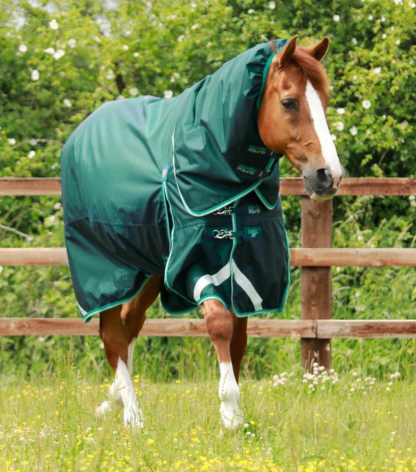 Premier Equine Buster 200g Turnout Rug with Snug Fit Neck Cover