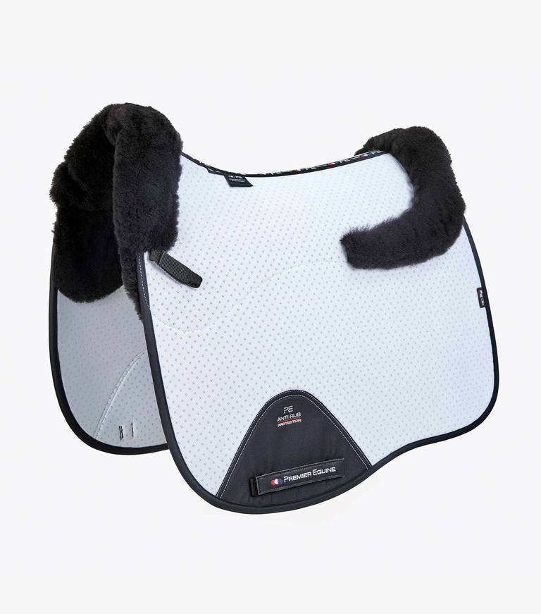 Premier Equine Close Contact Airtechnology Shockproof Wool Saddle Pad - Dressage Square
