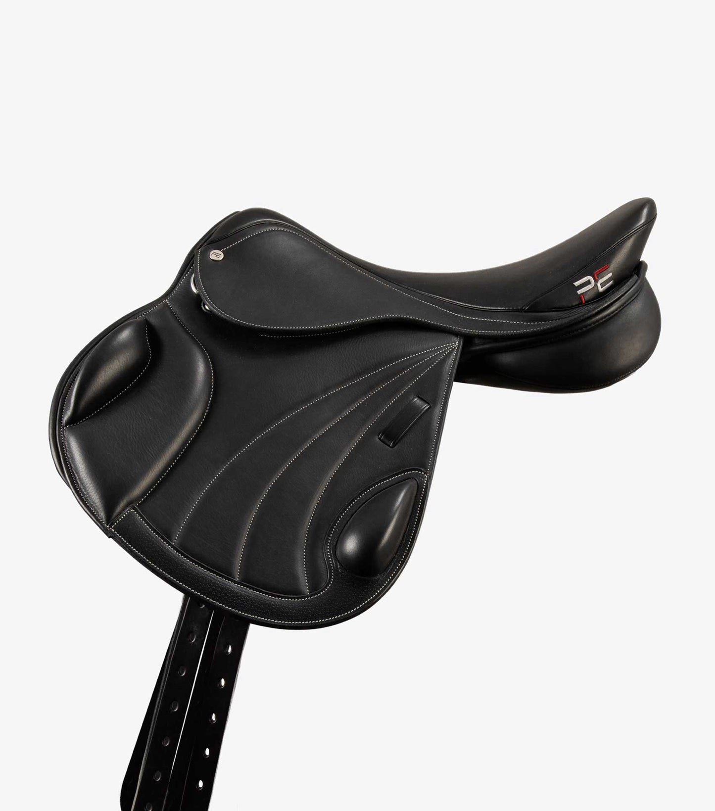 Premier Equine Deauville Leather Monoflap Cross Country Saddle (Black)