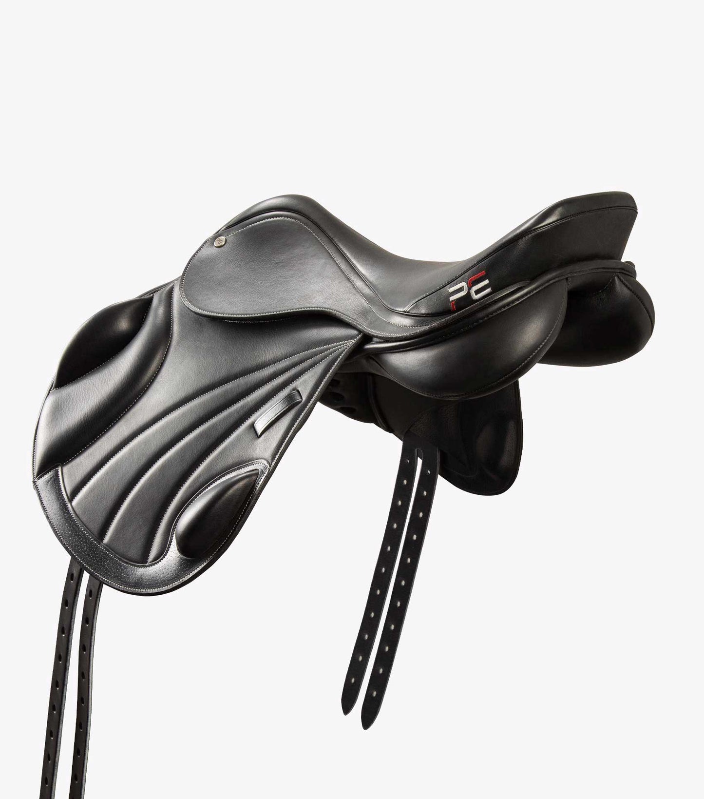 Premier Equine Deauville Leather Monoflap Cross Country Saddle (Black)