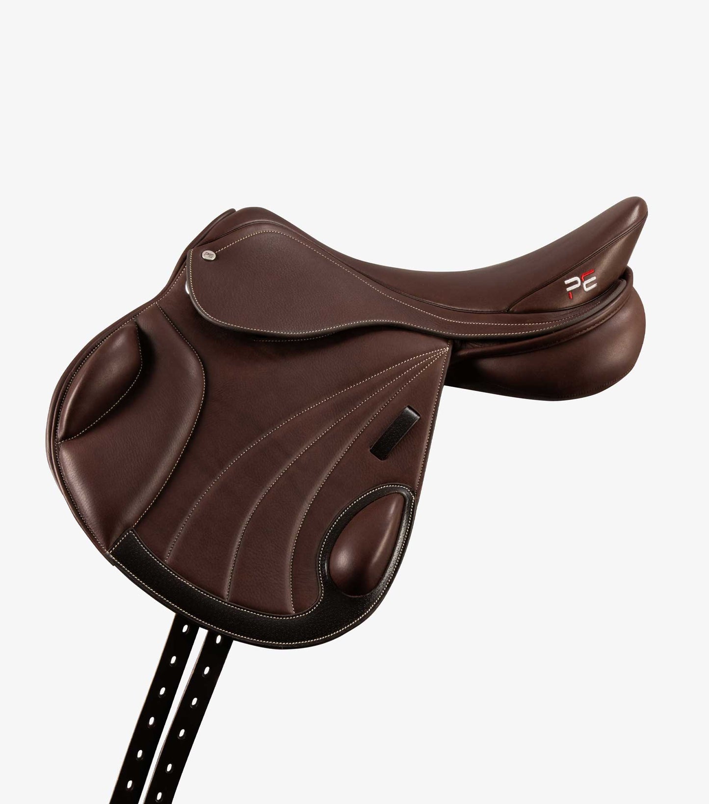 Premier Equine Deauville Leather Monoflap Cross Country Saddle (Brown)