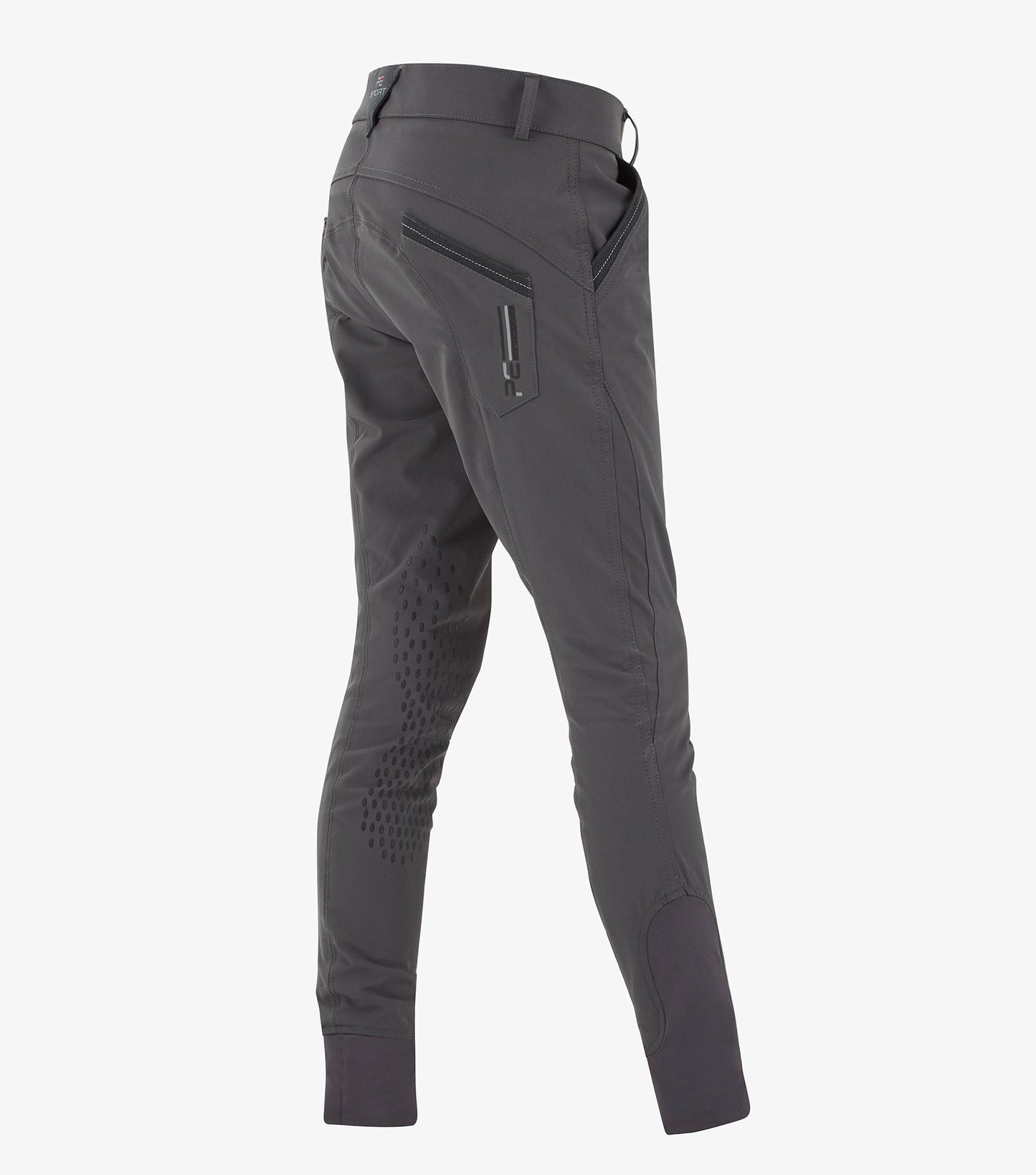 Premier Equine Gando Boys Gel Knee Riding Breeches - grey