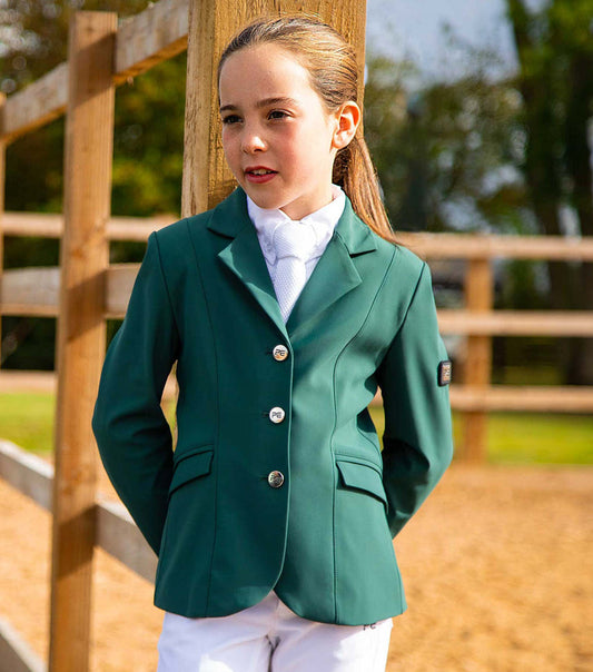 Premier Equine Hagen Junior Competition Jacket - green