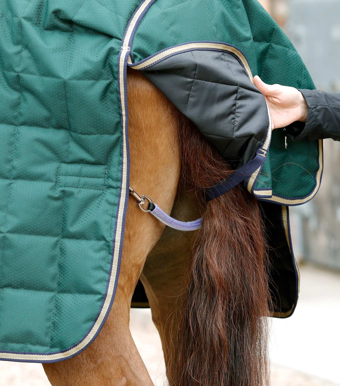 Premier Equine Lucanta 200g Stable Rug with Neck Cover