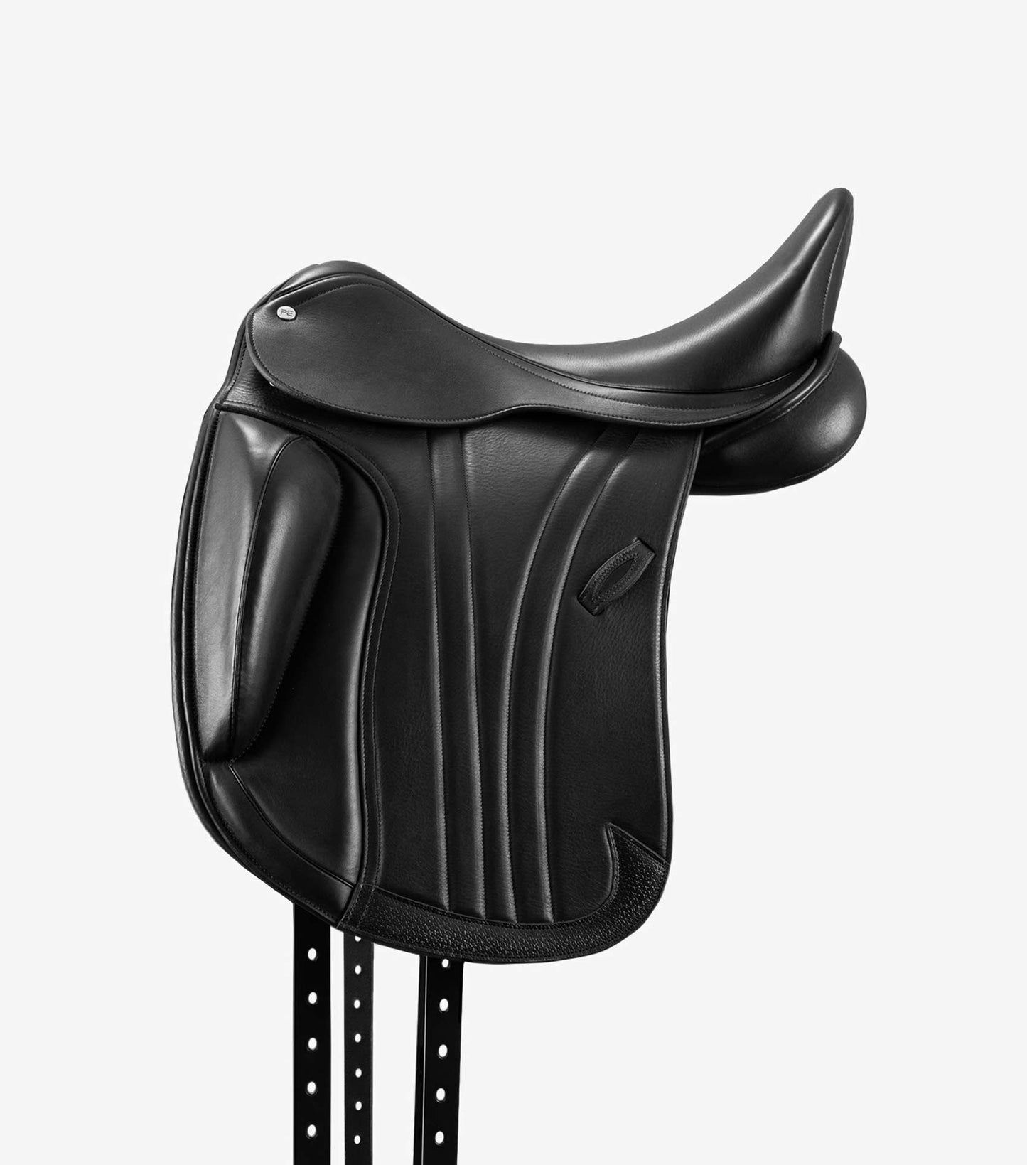 Premier Equine Marseille Leather Monoflap Dressage Saddle (Black)