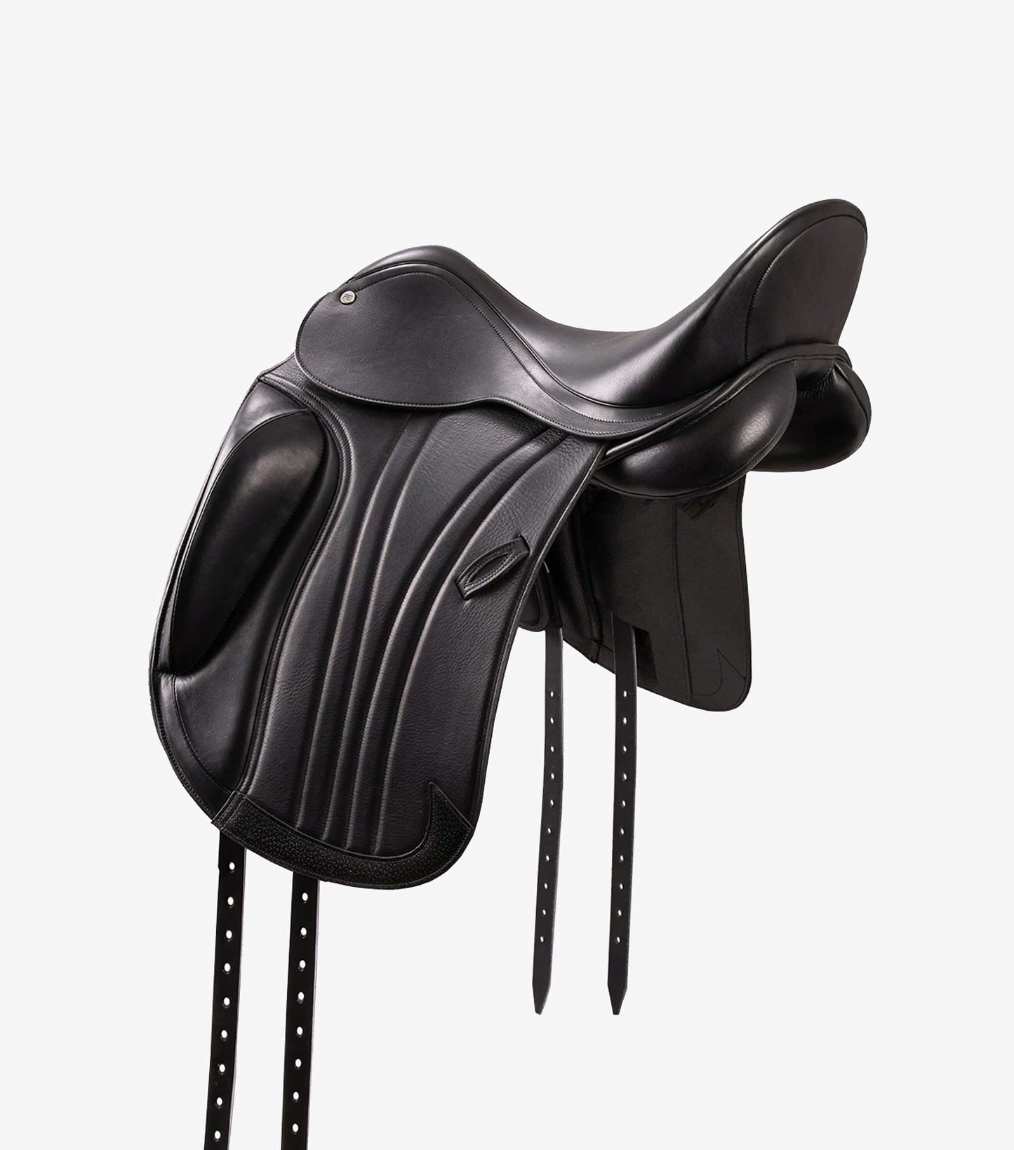 Premier Equine Marseille Leather Monoflap Dressage Saddle (Black)