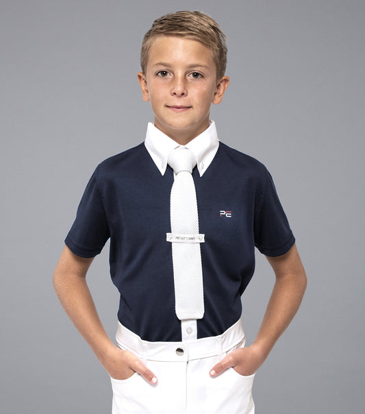 Premier Equine Mini Antonio Boy's Short Sleeve Show Shirt