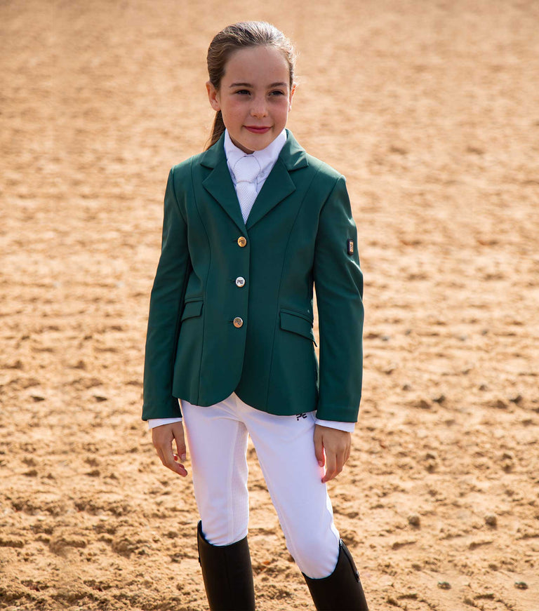 Premier Equine Hagen Junior Competition Jacket - green