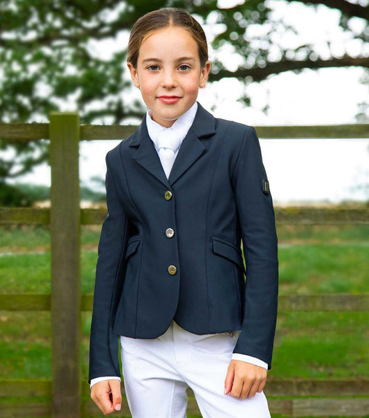 Premier Equine Hagen Junior Competition Jacket - Navy