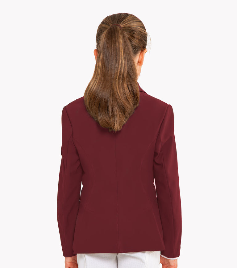 Premier Equine Hagen Junior Competition Jacket - burgundy