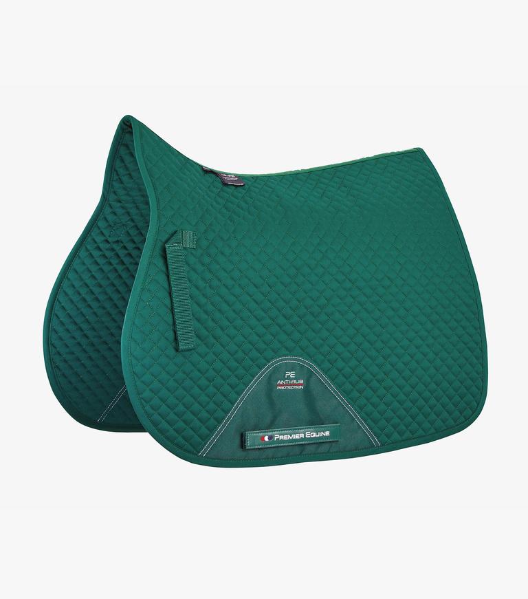 Premier Equine Cotton Saddle Pad - GP/Jump Square (available in full and pony size)